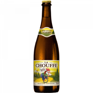 Bière belge blonde LA CHOUFFE, 8°, bouteille de 75cl