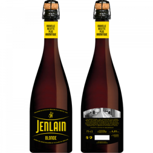 Bière blonde JENLAIN, 6,8°, bouteille de 75cl