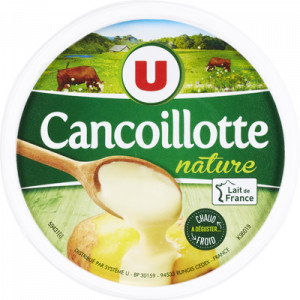 Cancoillotte nature au lait pasteurisé U, 11% de MG, pot de 250g