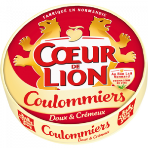 Coulommiers lait pasteurisé COEUR DE LION, 23% de MG, 350G