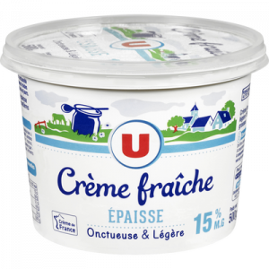 Crème fraiche épaisse légère U, 15%mg ,50cl