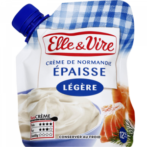 Crème légère épaisse ELLE&VIRE, 12% de MG, 33cl