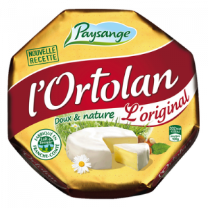 Fromage au lait pasteurisé L'Ortolan FROMAGERIE MILLERET 29%mg 250g