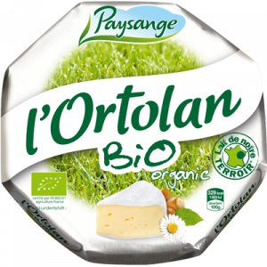 Fromage bio au lait pasteurisé 28% de MG L'Ortolan FROMAGERIE MILLERET, 250g