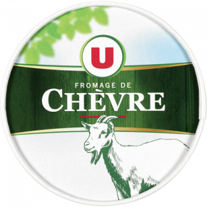 Fromage de chèvre au lait pasteurisé U, 24%MG, 180g