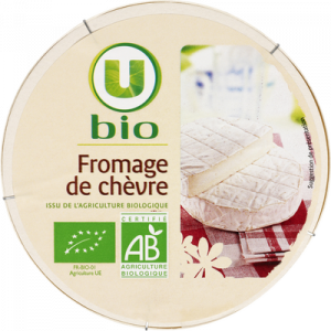 Fromage de chèvre lait pasteurisé 19,8%MG U BIO 200g