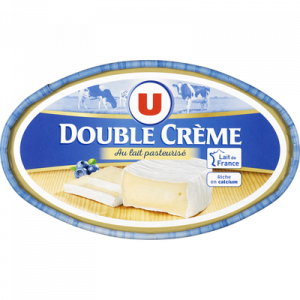 Fromage double crème au lait pasteurisé U, 30% de MG, 200g