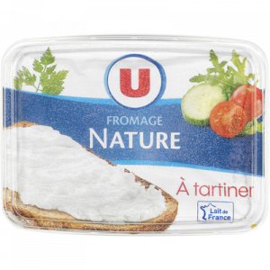 Fromage nature au lait pasteurisé U, 21,5% de MG, 300g