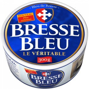 Fromage pasteurisé 30% de MG BRESSE BLEU, 300g