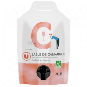 IGP Sable De Camargue rosé U bio, 1,5L