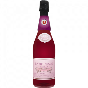 Lambrusco Emilia IGT rosato, U, bouteille de 75cl