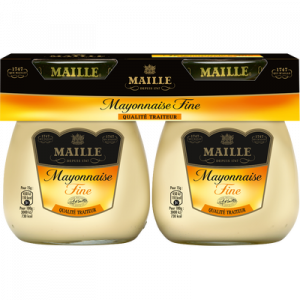 Mayonnaise fine MAILLE, 2x125g