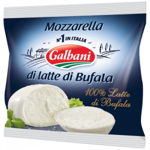 Mozzarela di bufala au lait pasteurisé GALBANI, 24% de MG, 125g