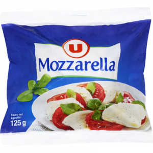 Mozzarella au lait pasteurisé U, 18% de MG, 125g