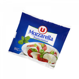 Mozzarella au lait pasteurisé, U, 18% de MG, 3x125g