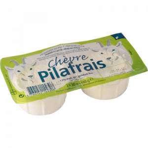Pilafrais chèvre au lait pasteurisé, 14%MG, 2x80g