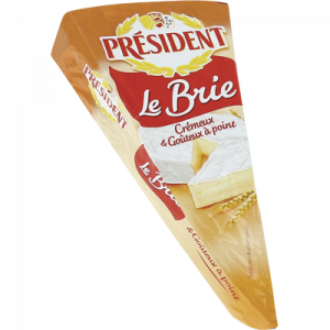 Pointe de Brie au lait pasteurisé PRESIDENT, 32% de MG, 200g