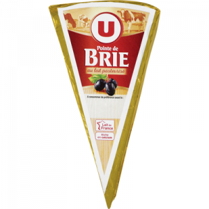 Pointe de Brie au lait pasteurisée, U, 31% de MG, 200g