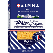 Pâtes Farfalle filière Française ALPINA Savoie_ paquet de 500g