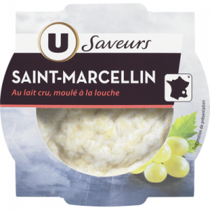 St Marcellin IGP au lait thermisé U SAVEURS, 23%MG, 80g