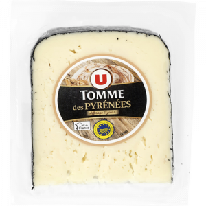 Tomme des Pyrénées lait pasteurisé U, 28% de MG 200g