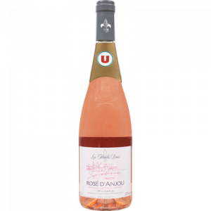 Vin Rosé AOC d'anjou Les Hauts Buis U, bouteille 75cl