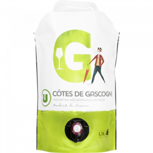 Vin blanc IGP Côtes de Gascogne U, bouteille de 1,5l
