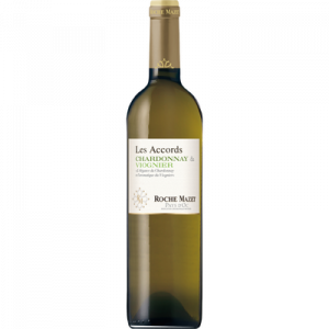 Vin blanc Pays d'Oc Chardonnay Viognier Les accords Roche Mazet, 75cl