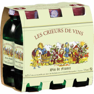 Vin blanc de France Crieur, 6 bouteilles de 25cl