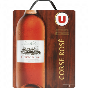 Vin rosé AOC Corse U, fontaine à vin de 3l