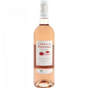 Vin rosé AOC Côtes de Provence L'Escaou U BIO, 75cl