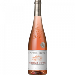 Vin rosé AOP Cabernet d'Anjou PLESSIS DUVAL, bouteille de 75cl