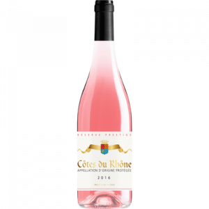 Vin rosé AOP CotesRhône reserve prestige rose, 12.5° bouteille de 75cl
