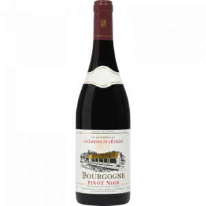 Vin rouge AOC Bourgogne Pinot noir Les Jardins de L'Evêché U, 75cl