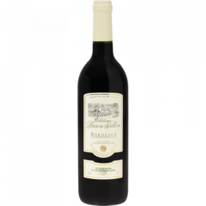 Vin rouge AOP Bordeaux Chateau Baron Fillon U BIO, 75cl