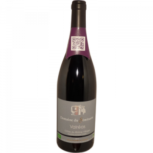 Vin rouge AOP Côtes du Rhône Valreas CVT Domaine séminaire préstige BIO, 75cl