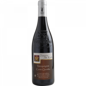 Vin rouge AOP Vacqueyras Domaine Saint Roch cuvée Quentho, 75cl