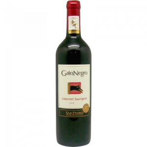 Vin rouge AOP du Chili Cabernet Sauvignon San Pedro gato negro