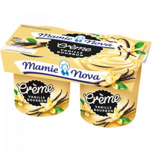 Yaourt Gourmand à la vanille MAMIE NOVA, 2x150g