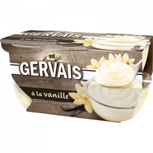 Yaourt sucré à la vanille GERVAIS, 4x115g