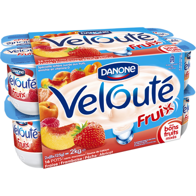 Velouté Fruix yaourt aux bons fruits mixés - Danone - 2 kg