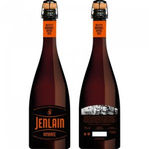 Bière ambrée JENLAIN, 7,5°, bouteille de 75cl