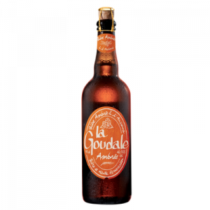 Bière ambrée LA GOUDALE, 7,2°, bouteille de 75cl