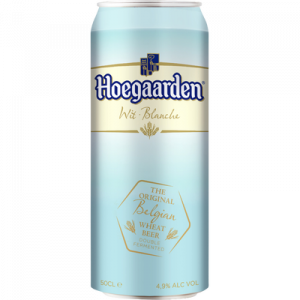 Bière blanche HOEGAARDEN, 4,9°, 50cl
