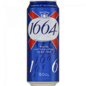 Bière blonde 1664, 5,5°, boîte de 50cl