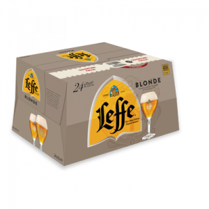 Bière blonde ABBAYE DE LEFFE, 6,6°, pack 24x25cl