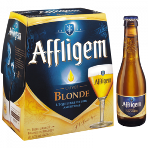 Bière blonde AFFLIGEM, 6,7°, 6 bouteilles de 25cl