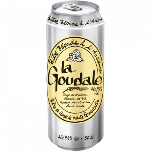 Bière blonde LA GOUDALE, 7.2°, boîte de 50cl