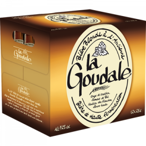 Bière blonde LA GOUDALE, 7,2°, 12x25cl