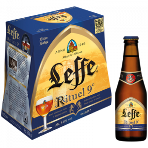Bière blonde Rituel ABBAYE DE LEFFE, 9°, 6x25cl